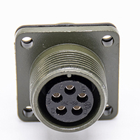 Conector MS5015, Conector Circular Estándar Óptico Impermeable Macho y Hembra de 2, 5 y 7 Pines, MS 3106A 14S-5S 3102A 14S-5P