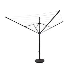 Séchoir rotatif de <span class=keywords><strong>camping</strong></span> pliant pour l'extérieur 28M, télescopique, métal pliable comme un <span class=keywords><strong>parapluie</strong></span>, vêtements autoportants, aérateur rotatif - Product Image 5