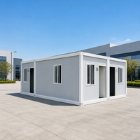 Maison conteneur détachable de haute qualité avec fenêtres, assemblage rapide, bureau modulaire préfabriqué pour chantier de construction