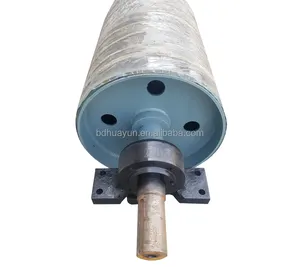 800mm Belt Width Conveyor Head Pulley with Rubber Cover