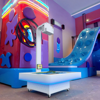 Table tactile interactive personnalisable avec projecteur pour enfants, avec jeux de projection de sol de plage 3D, garantie de 3 ans