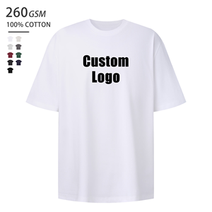 Fabricants de T-shirts de Luxe – T-shirts en Coton 260 g/m² Personnalisables S-4XL, Design Uni Lourd et Épuré, Logo Personnalisé, T-shirts Pures pour Hommes - Product Image 1