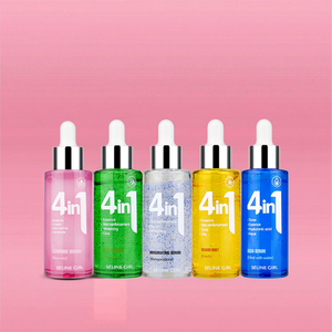 Seline Girl 5 Styles 50ML 4 in 1 essenze idratanti rassodanti per il viso ammorbidiscono l'angolo di controllo del siero per la cura della pelle del viso liquido oleoso - Product Image 1