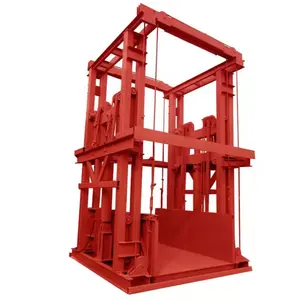 Cargo Lift Platform Freight Elevators Hydraulic Warehouse Electric Elevator Cargo Lifts Industrial Cargo Vertical Lift 4 Tons