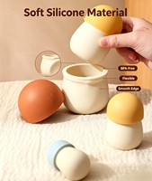 Jouet empilable en silicone en promotion, ensemble de 4 anneaux de dentition pour bébé, jouet sensoriel personnalisé OEM ODM pour le développement cognitif précoce des nourrissons