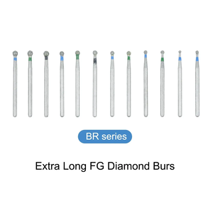 Kit frese dentarie diamantate per apparecchiature dentali da 10 pz/pacco in acciaio inox Bur 25mm FG 1.6mm elettrico <span class=keywords><strong>Ce</strong></span> Weller 3 anni classe II CN;JIA - Product Image 3