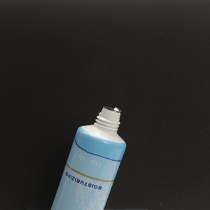 Luxury High Quality 50ml <b>White</b> Tube Offset printing With Silver <b>Screw</b> Cap For Hand Cream Tube Round Plastic Squeeze Packaging - Product Image 5