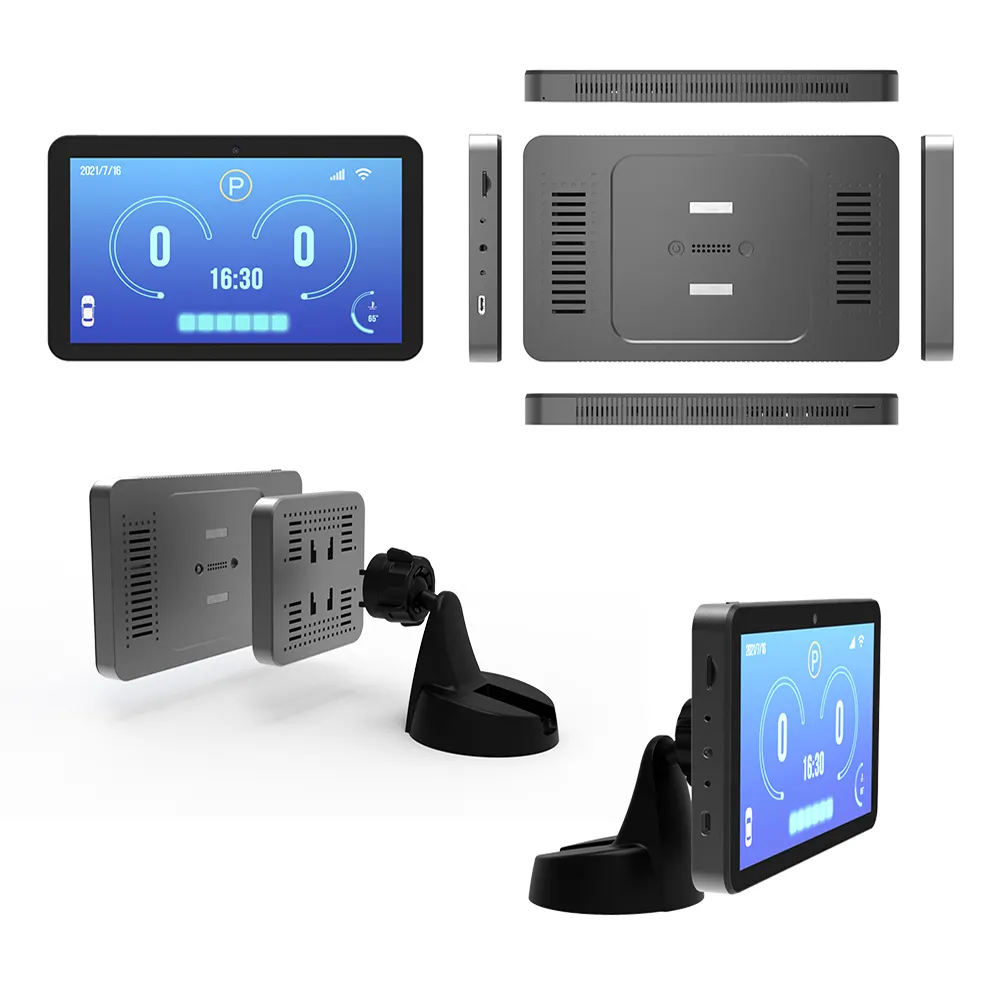 Car tablet 7 inch navigation display android tab for car with magnetic docking mount system