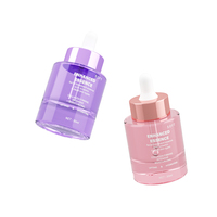 Offre Spéciale style moderne 5ml 10 m l15ml 30ml 50nl rond ambre huile essentielle bouteille avec ampoule en caoutchouc et bout droit pipette en verre