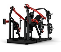 Machine de musculation commerciale inclinée pour la pectorale, équipement de gym à charge libre pour développements en assis