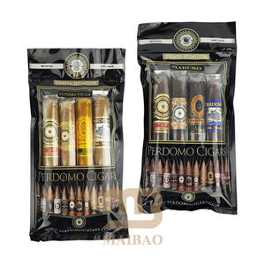 Rollo de lámina de impresión personalizada con cremallera, bolsa de almacenamiento para cigarros de tabaco, bolsa de Mylar, humidificador, preservación, paquete ZipBag <span class=keywords><strong>Boveda</strong></span> - Product Image 6