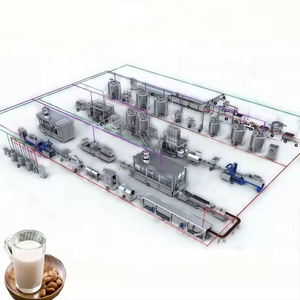 Ligne de production de machines de remplissage et de bouchage rotatives automatiques personnalisées pour bouteilles en PET de lait pasteurisé, 10000 BPH - Product Image 5