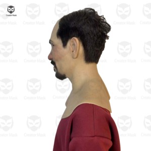 Máscara Facial Realista <span class=keywords><strong>de</strong></span> Silicona <span class=keywords><strong>de</strong></span> <span class=keywords><strong>Hombre</strong></span> Mayor <span class=keywords><strong>para</strong></span> <span class=keywords><strong>Halloween</strong></span> y Pascua, Cosplay, Mascarada - Reutilizable y Transpirable - Product Image 6