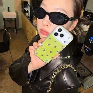 <span class=keywords><strong>Coque</strong></span> de téléphone tendance style blogueur, couleur unie, motif étoile plein écran, compatible avec <span class=keywords><strong>iPhone</strong></span> 17 Pro Max – Meilleure vente - Product Image 3