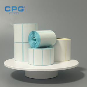 Custom Logo Printed Waterproof Thermal Label Rolls 100x150mm 80x40mm Brand Sticker Labels for Packaging & Branding - Product Image 1