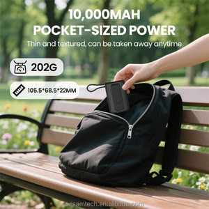 <span class=keywords><strong>Mag</strong></span> Carga rápida PD 22,5 W Banco de energía inalámbrico magnético 10000mAh Cargador portátil Soporte plegable Cables incorporados Pantalla LED - Product Image 6