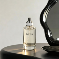 Faible MOQ, Bouteilles de parfum en verre vides de type sertissable, design unique, pour huiles parfumées arabes, 30ml 50ml 100ml, Vente en gros
