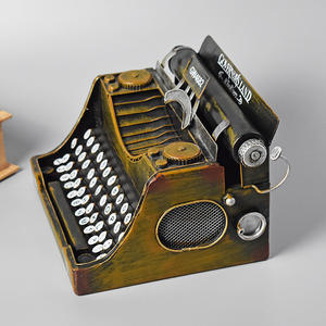 <strong>Vintage</strong> <strong>Typewriter</strong> Metal Model Classic Retro Desktop Decor for Home Office Souvenir Corporate Gift Bulk Custom OEM Wholesale - Product Image 2