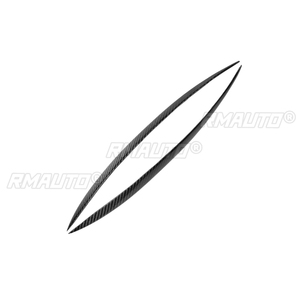 1 par de cubiertas de fibra de carbono real para faros delanteros de coche, para Volkswagen Golf 7 GTI GTD 7 MK7 2014 2015 2016 - Product Image 2