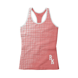 Damen-Sport-BH mit Aufdruck, hoher Halt für Leichtathletik, Laufen, Fitness-Workout, Racerback, verstellbare Träger, schnell trocknendes Sport-Top - Product Image 4