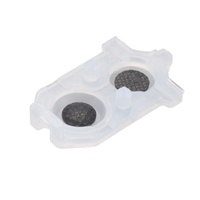 Pièces de réparation JDM-030 : Patins en silicone souples L1 R1 L2 R2, tapis conducteurs en caoutchouc de remplacement pour manette PS4