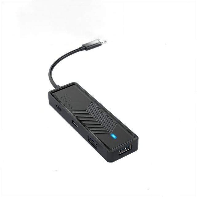 Multifunctional New USB Docking Station 2*USB-A 3.2/type-c*2 Gen2 10Gbps + TF, SD Card Slot for Laptop Macbook, USB-A 6 in 1 Hub
