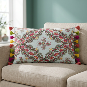 Vente en gros en vrac design personnalisé brodé taie d'oreiller bohème pour la maison hôpital décor bohème salon accessoires décoratifs - Product Image 2