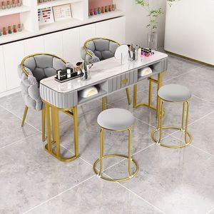 New Luxury <b>Nail</b> Salon Furniture - Modern <b>Nail</b> <b>Tables</b> and Chairs - Product Image 4