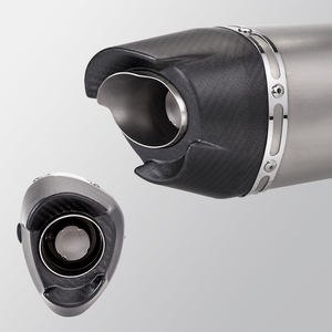 51mm universel long 570mm en fibre de carbone moto tuyau d'échappement silencieux pour cbr650 s1000r s1000rr <span class=keywords><strong>z900</strong></span> z800 AT2 wtih <span class=keywords><strong>db</strong></span> <span class=keywords><strong>killer</strong></span> - Product Image 4