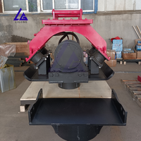 Compacteur hydraulique Ligong avec kit de poteaux interchangeables multifonctionnel pour le compactage du sol et les travaux de battage de pieux