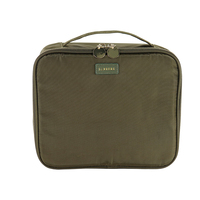 Fabricant de luxe tendance chariot en nylon imperméable sac cosmétique poignée de transport fermeture éclair voyage extérieur maquillage Logo