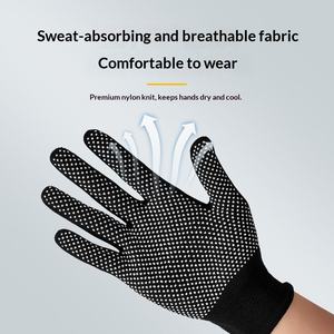 Gants de protection du travail, résistants à l'usure, antidérapants, anti-UV, en nylon respirant, avec <span class=keywords><strong>points</strong></span> antidérapants complets, pour usage extérieur, modèle Vin-01 - Product Image 3