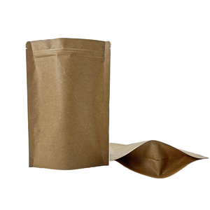 Đen kraft giấy cửa sổ đứng lên túi hình trụ bữa ăn tròn máy bay Cà phê túi bánh sandwich - Product Image 1