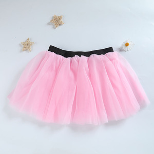 Jupe <span class=keywords><strong>Tutu</strong></span> de Ballet <span class=keywords><strong>pour</strong></span> Fille, Robe Noire <span class=keywords><strong>Pas</strong></span> Chère <span class=keywords><strong>pour</strong></span> Enfants, Couleur Unie, 3 Couches de <span class=keywords><strong>Tulle</strong></span>, Style Princesse - Product Image 5
