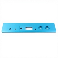 Panneau avant d'amplificateur de puissance en aluminium sur mesure, usinage CNC, fabrication de tôles, service OEM usine