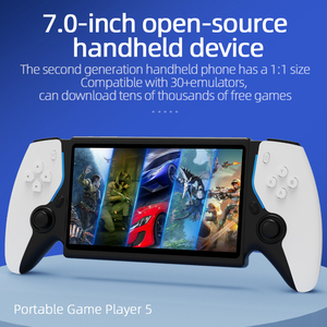 Console de jeu <span class=keywords><strong>portable</strong></span> HC800 7,0 pouces avec Wi-Fi, plus de 15000 jeux pour émulateurs <span class=keywords><strong>Sony</strong></span> PSP et batterie 3500 mAh Linux - Product Image 2