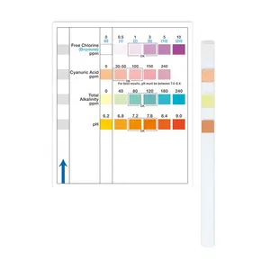 Pool Strips Swimming Pool Test Strips 4 Parameters Water Quality Testing Also For Hot Tub Bath Tub And Baby Pools