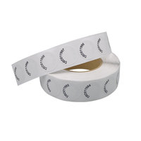 Étiquette RFID UHF en papier couché rond de 33 mm personnalisée en gros pour la gestion des disques CD/DVD