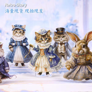 20 feuilles/paquet série conte <span class=keywords><strong>de</strong></span> fées autocollant Pack dessin animé <span class=keywords><strong>compte</strong></span> matériaux fait à la main Journal bricolage décorations couches <span class=keywords><strong>de</strong></span> Base - Product Image 3