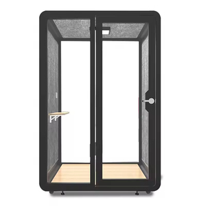 Bureau mobile en acier au design moderne, insonorisé, écologique, espace <span class=keywords><strong>de</strong></span> travail intérieur, bureau <span class=keywords><strong>de</strong></span> conférence <span class=keywords><strong>de</strong></span> style cabine, atelier - Product Image 5
