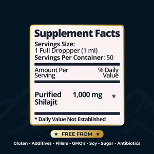 Oem פרטי תווית תוסף טבעי טבעי himalayan shilajit טיפה חומצה pulvic - Product Image 6