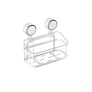 Yi Mi Jia Cosmetic Storage Rack Wall Mounted Suction Cup Bathroom Shelf For Skincare Toothbrush Hairbrush Organizing - Product Image 5