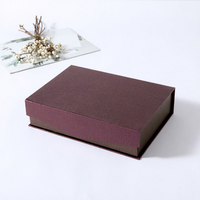 Boîte cadeau rigide de luxe en forme de livre avec logo personnalisé, écologique, recyclable, à fermeture magnétique, en papier rigide, style livre