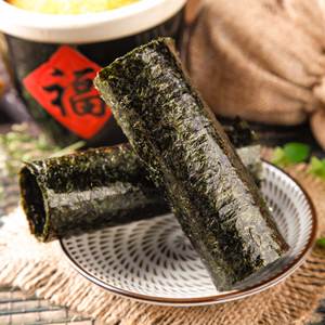 Restoran Jepang Harga Murah Promo Besar Kualitas Tinggi Rumput Laut Panggang Utuh Kering Grosir untuk Sushi Nori - Product Image 3