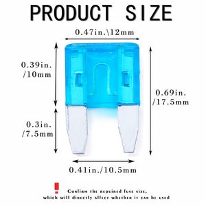 Fusible miniature <span class=keywords><strong>ATM</strong></span> de haute qualité 1A-40A 32V à rupture rapide, kit de fusibles de remplacement avec extracteur pour automobile, marine, chariot élévateur - Product Image 2