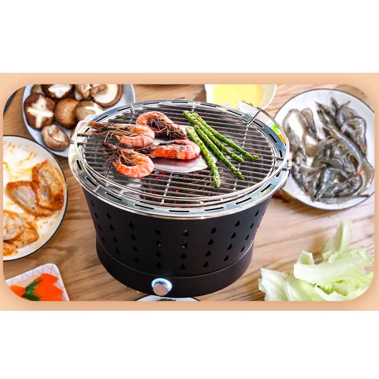 Barbecue coreano grill stufa per barbecue da viaggio grill riutilizzabile senza fumo per barbecue da campeggio cottura forno famiglia per picnic