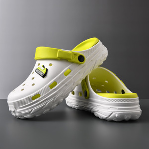 Men's <b>Clogs</b> Platform Height Increasing Summer Outdoor Sandals Non Slip Breathable Comfortable Versatile Slip On Shoes - Product Image 2