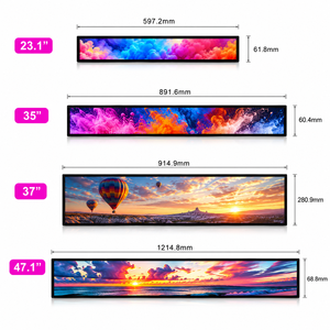 23.1 Inch Long Screen Fhd Ultra-Wide Stretched Led Advertising Smart Wifi Lcd <b>Shelf</b> <b>Bar</b> Display Wide LCD CD231F3Z-001 High Brigh - Product Image 3