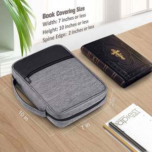 Free Sample BSCI Custom Perfect Gift <b>Men</b> Women Father Kids Carrying Book Case Church Bible Cover <b>Bag</b> - Product Image 3