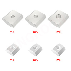 Écrous en T en aluminium KINGROON M4 M5 M6 35 mm galvanisés pour profilés série 20 30 - Product Image 3